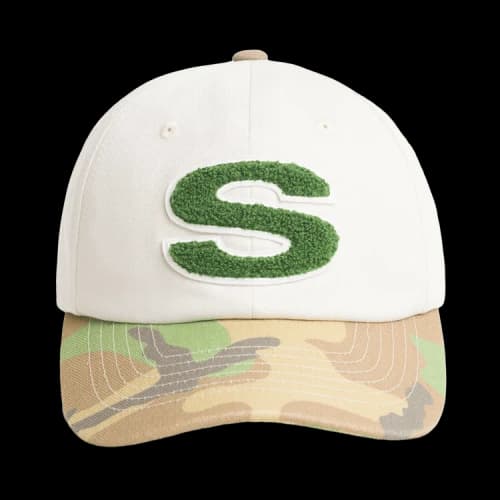 Stussy Chenille S Snapback Cap 'Woodland Camo'