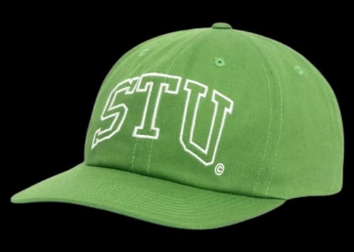 Stussy Mid-Depth Stu Arch Strapback Pine