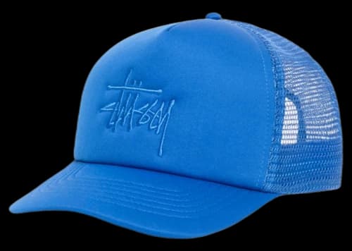 Stussy Trucker Big Basic Snapback Sport Blue