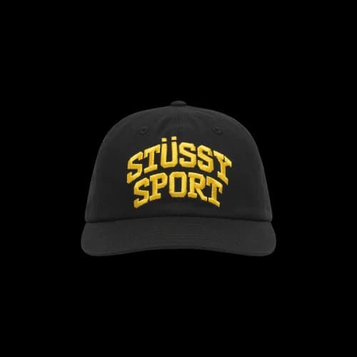 Stussy Mid-Depth Sport Snapback 'Black'