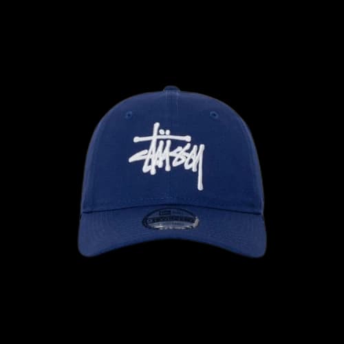 Stussy x New Era 9Twenty Basic Strapback 'Dark Royal'