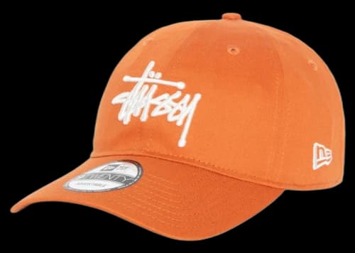 Stussy New Era 9Twenty Basic Strapback Orange