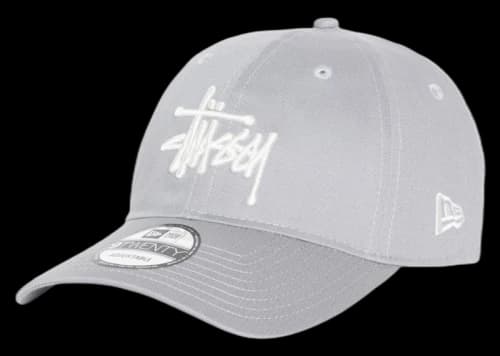 Stussy New Era 9Twenty Basic Strapback Grey