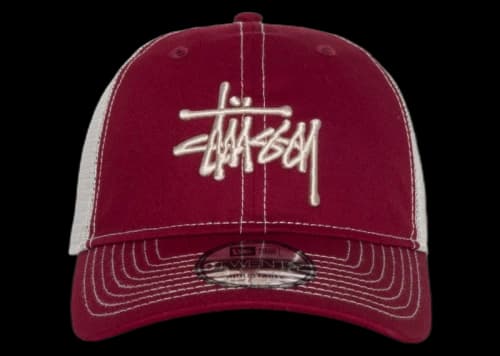 Stussy New Era 9Twenty Basic Trucker Cardinal