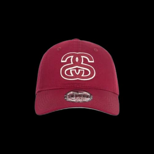 Stussy New Era 9Twenty SS Appliqué Hat 'Burgundy'