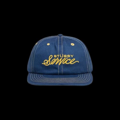 Stussy Mid Depth Service Strapback Navy