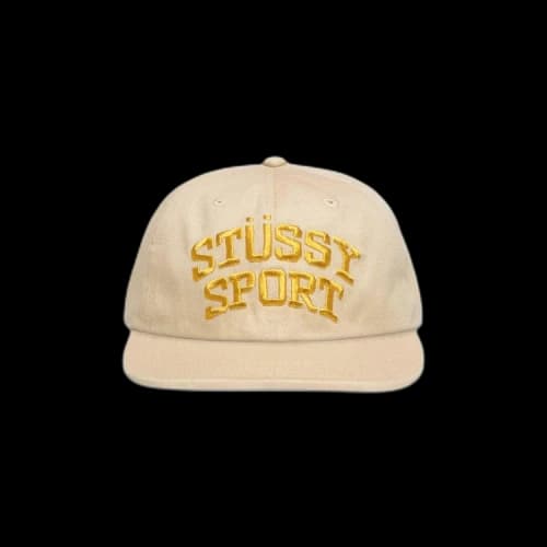Stussy Mid Depth Sport Snapback 'Natural/Gold'
