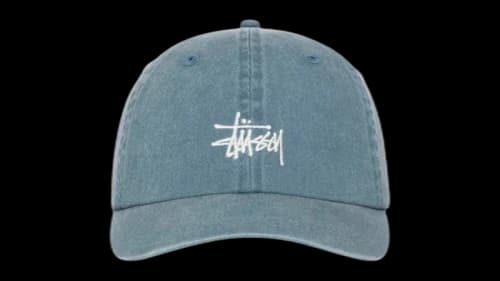 Stussy Basic Washed Cap Ink Blue
