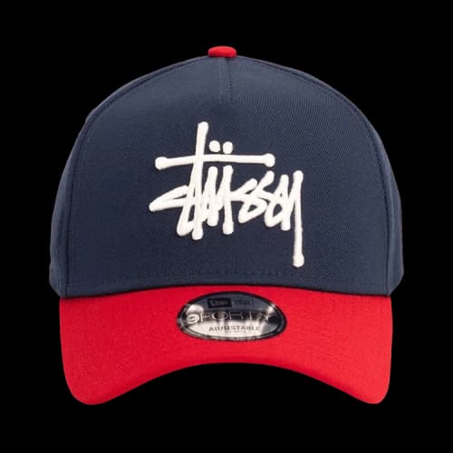 Stussy Basic 9FORTY 'Navy/Red'