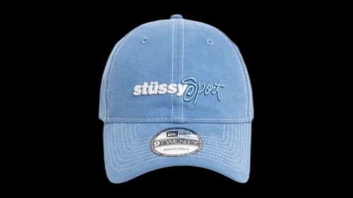 Stussy New Era 9Twenty Sport Strapback Blue
