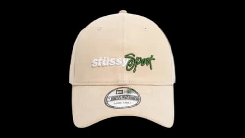 Stussy New Era 9Twenty Sport Strapback Khaki