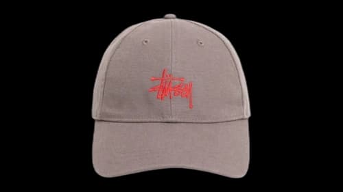 Stussy Basic Canvas Cap Grey