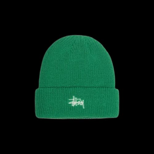 Stussy Basic Cuff Beanie 'Kelly Green'