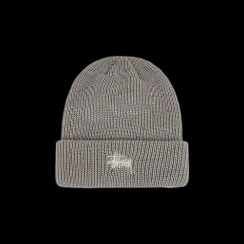 Stussy Basic Cuff Beanie 'Light Grey'