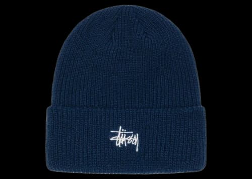Stussy Basic Cuff Beanie Blueberry