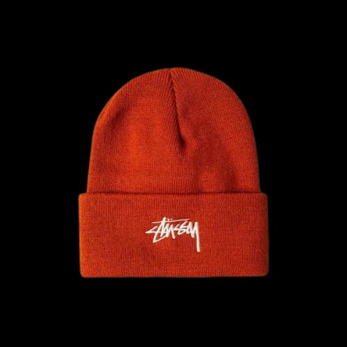 Stussy Basic Cuff Beanie Orange