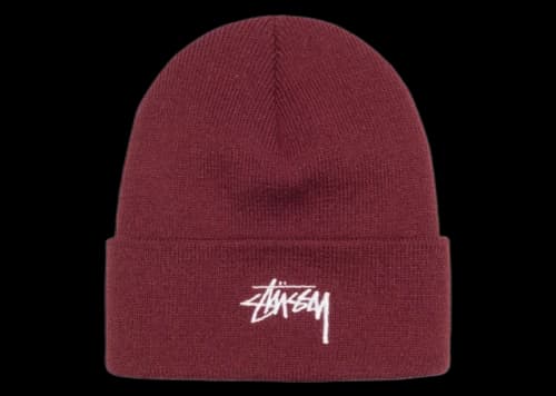 Stussy Cuff Stock Beanie Syrah