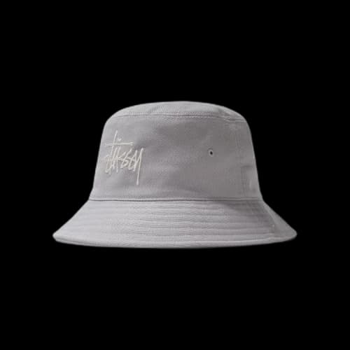 Stussy Big Logo Twill Bucket Hat 'Ice Blue'