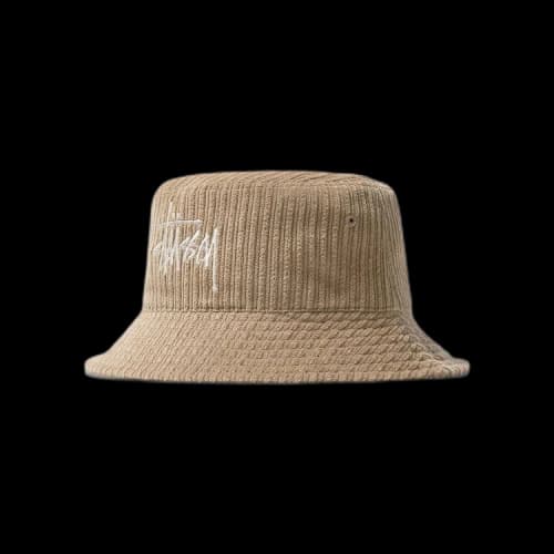 Stussy Corduroy Big Basic Bucket Hat 'Maple'