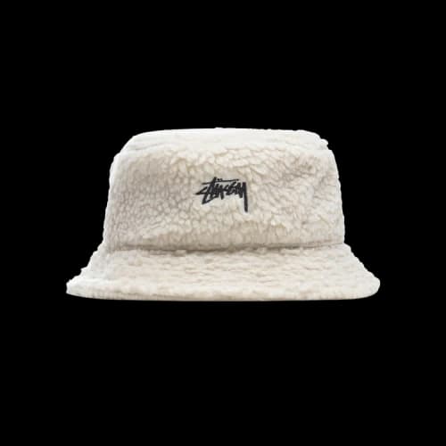 Stussy Sherpa Bucket Hat 'Oatmeal'