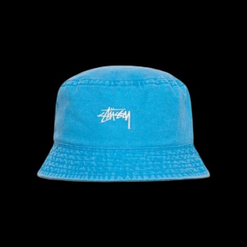 Stussy Washed Stock Bucket Hat 'Ocean'
