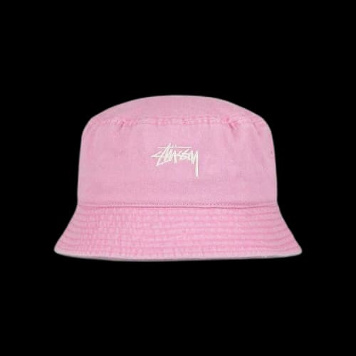Stussy Washed Stock Bucket Hat 'Pink'