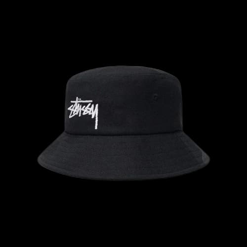 Stussy Big Stock Bucket Hat 'Black'