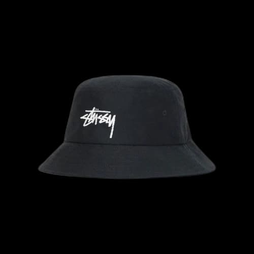 Stussy Big Stock Bucket Hat 'Black'