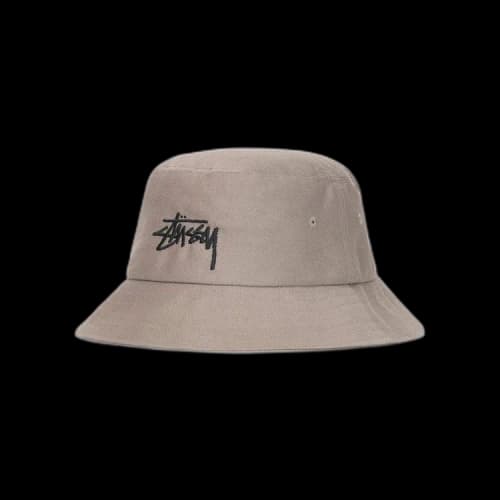 Stussy Big Stock Bucket Hat 'Khaki'