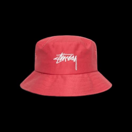 Stussy Big Stock Bucket Hat 'Rose'