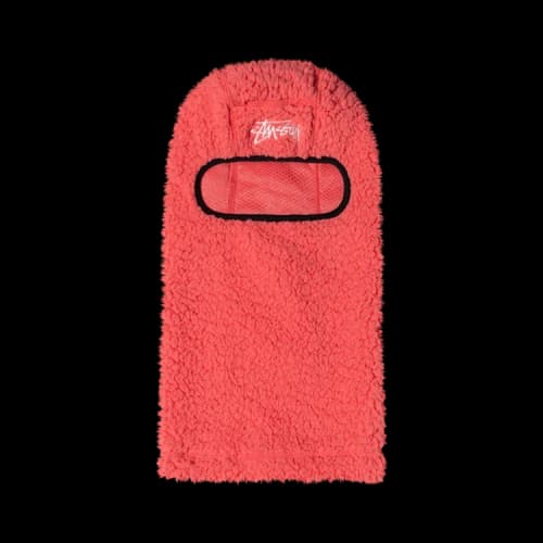 Stussy Stock Sherpa Balaclava 'Pink'