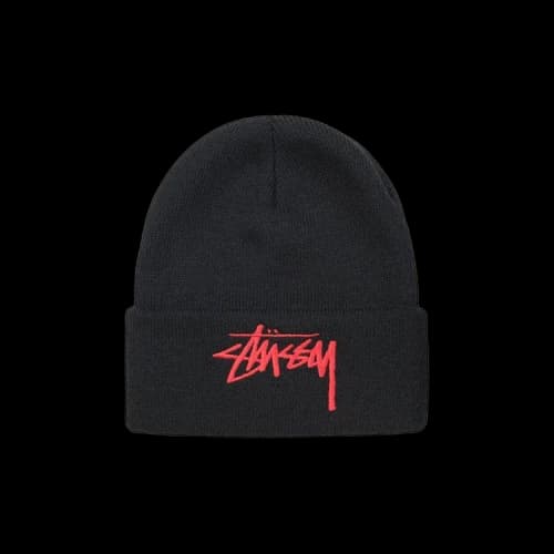 Stussy Big Stock Cuff Beanie 'Black'