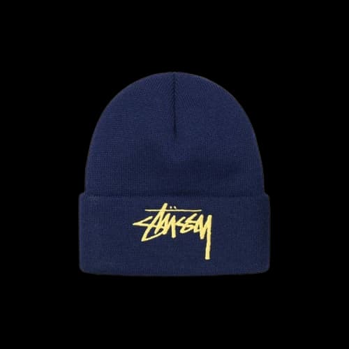 Stussy Big Stock Cuff Beanie 'Navy'
