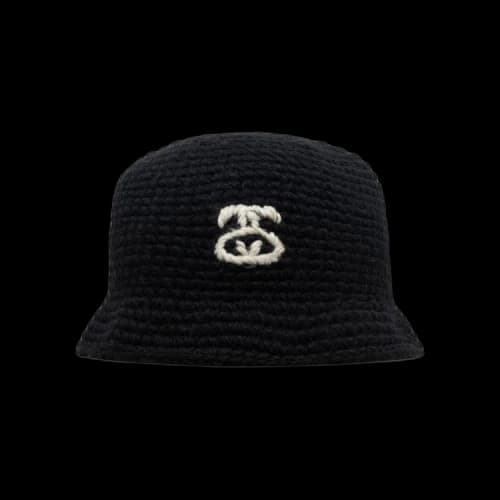 Stussy SS Link Knit Bucket Hat 'Black'