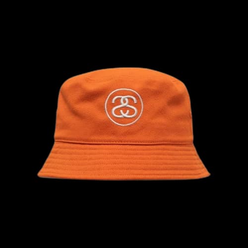 Stussy SS Link Deep Bucket Hat 'Orange'