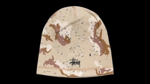 Stussy Waffle Skullcap Desert Camo
