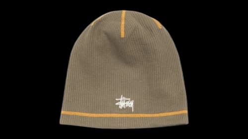 Stussy Waffle Skullcap Olive Drab