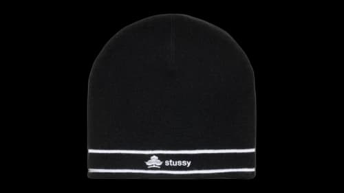 Stussy Clover Skullcap Beanie Black