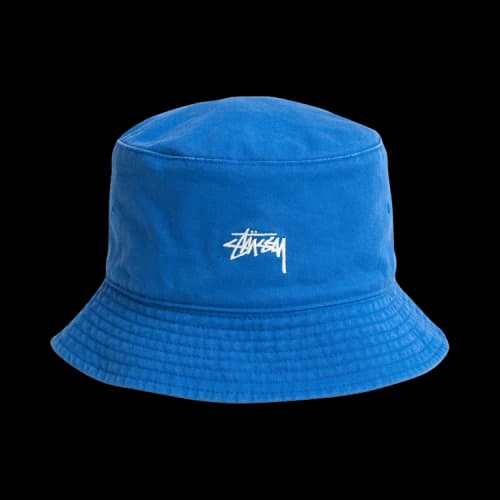 Stussy Reversible Stock Bucket Hat 'Royal/Leopard'