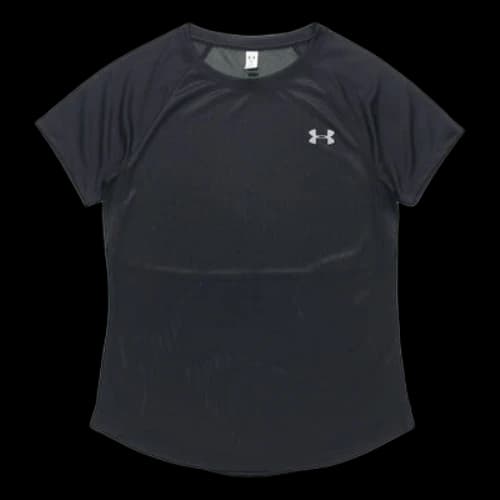 Under Armour Running Sports Short Sleeve Black (Women's)