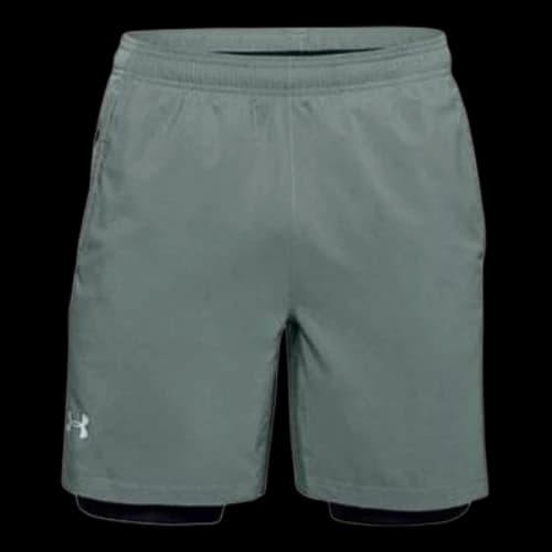 Under Armour Launch Stretch Woven 2-in-1 Shorts 'Lichen Blue'
