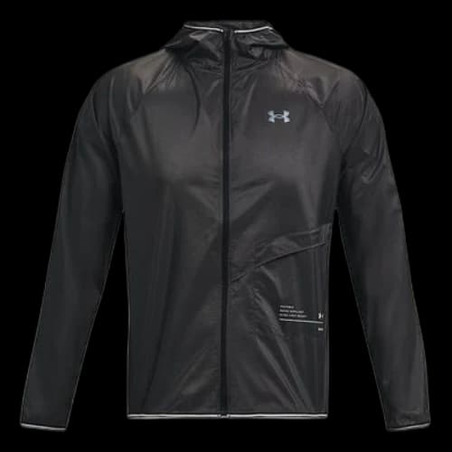 Under Armour Qualifier Storm Packable Jacket 'Black Grey'