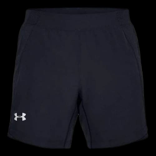 Under Armour Qualifier SpeedPocket 7 inch Shorts 'Black'