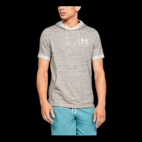 Under Armour Terry Training Sports hooded Gray
