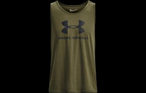 Under Armour Sportstyle Logo Tank 'Olive Green'