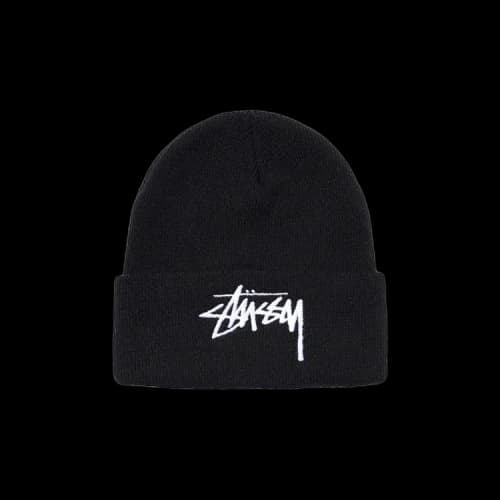 Stussy Big Stock Cuff Beanie 'Black'