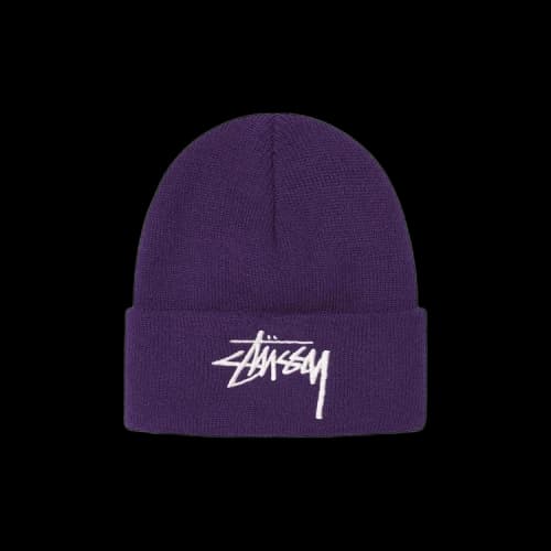 Stussy Big Stock Cuff Beanie 'Purple'