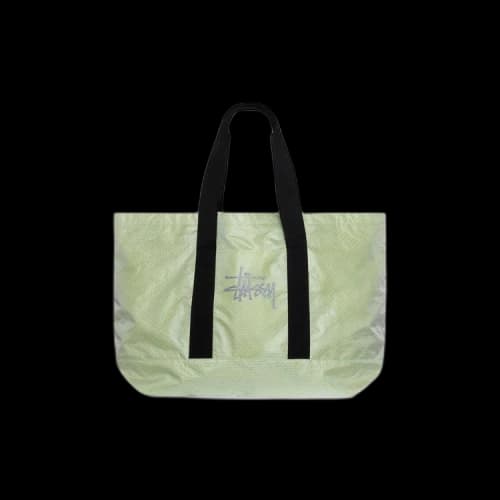 Stussy Ripstop Overlay Extra Large Tote Bag Lime