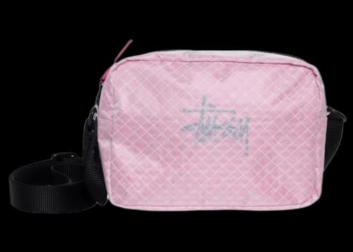 Stussy Ripstop Overlay Side Pouch Hot Pink