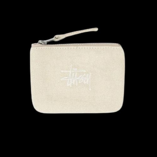 Stussy Needle Punch Coin Pouch 'Natural'